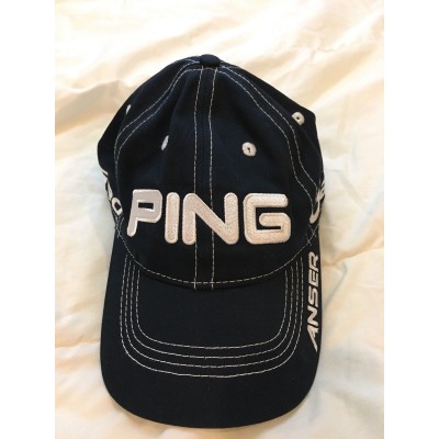 Ping Black White Golf G20 Anser Adjustable Snapback Baseball Cap Hat  eb-64808355